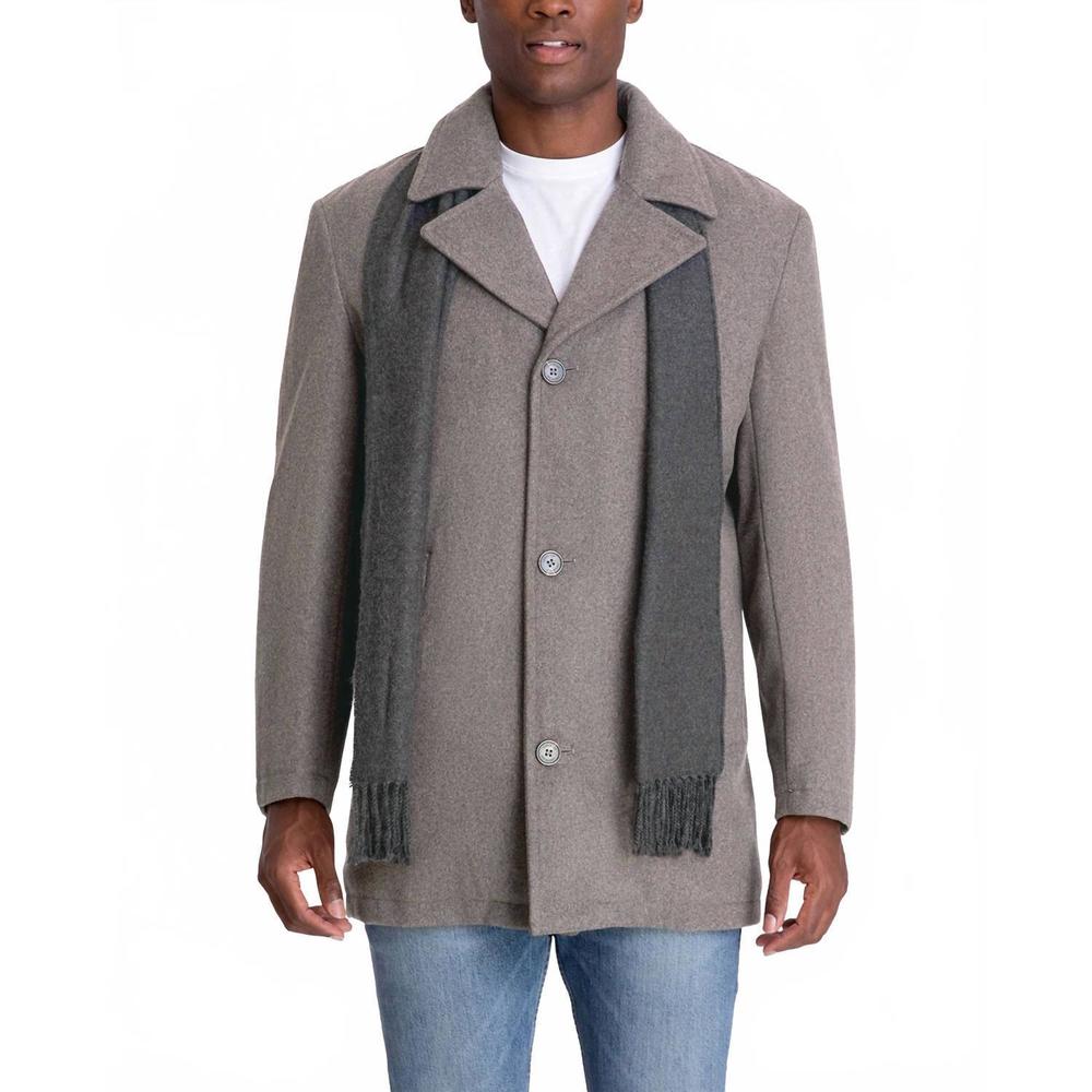 NEW LONDON FOG london fog amity single breasted wool jacket in medium grey